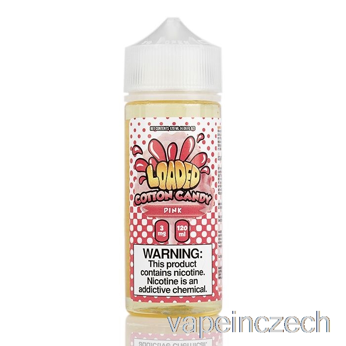 Růžový - Plněný E-liquid - Nemilosrdná Pára - 120ml 0mg Vape Bez Nikotinu